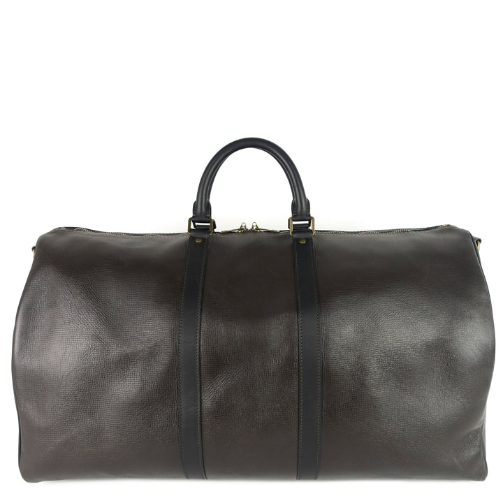 keepall bandoulière 55 utah leather bag