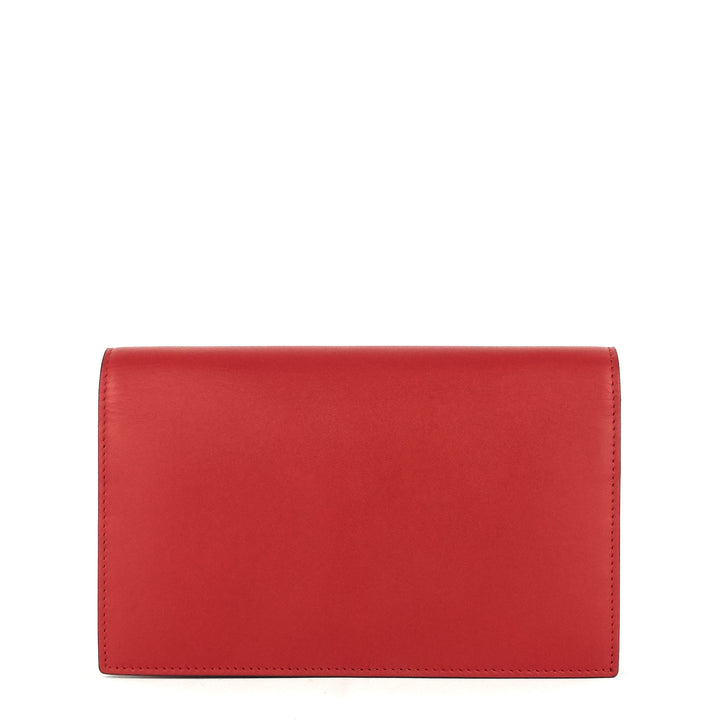 xl calf leather wallet on chain