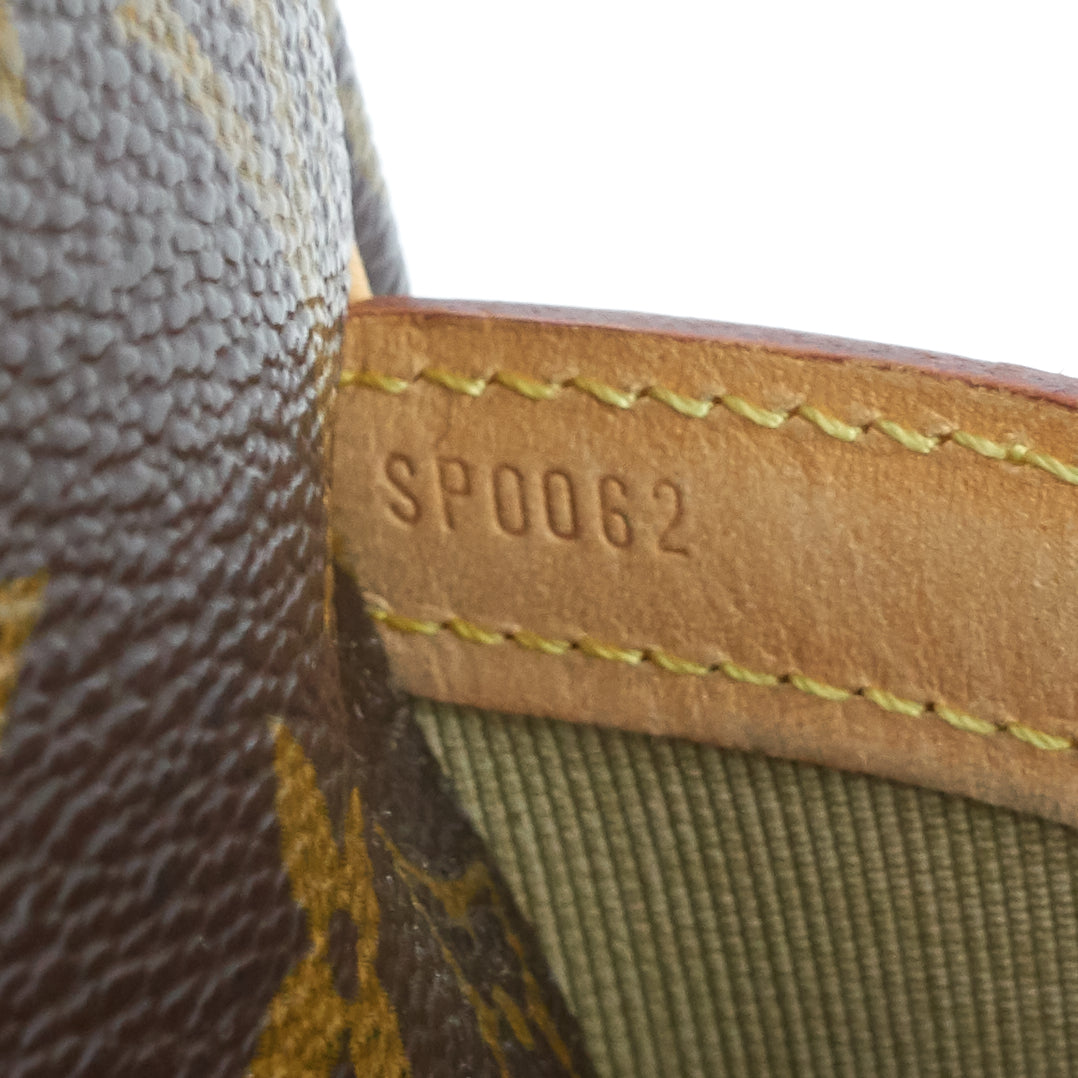 reporter gm monogram canvas bag