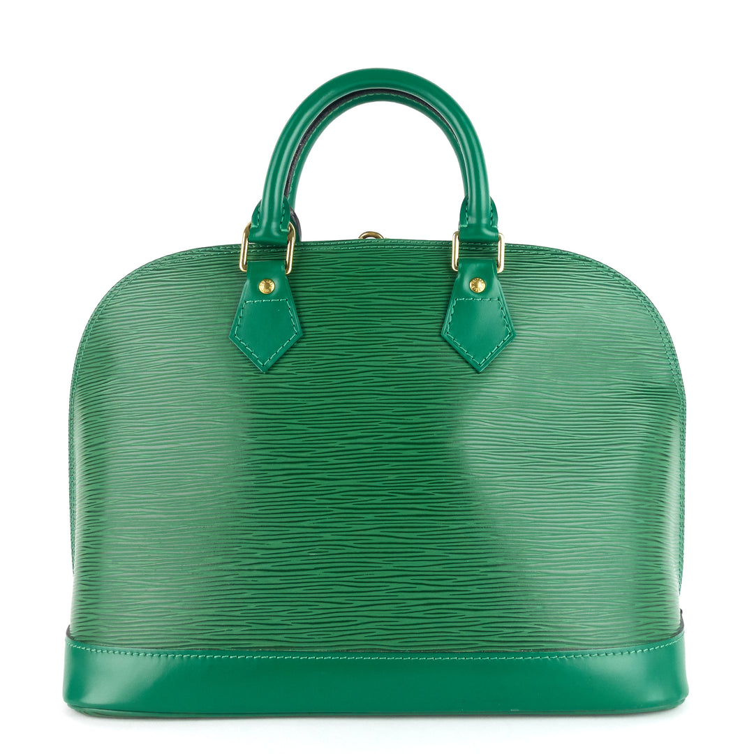 alma pm epi leather handbag