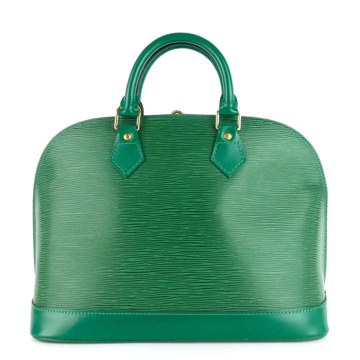 alma pm epi leather handbag
