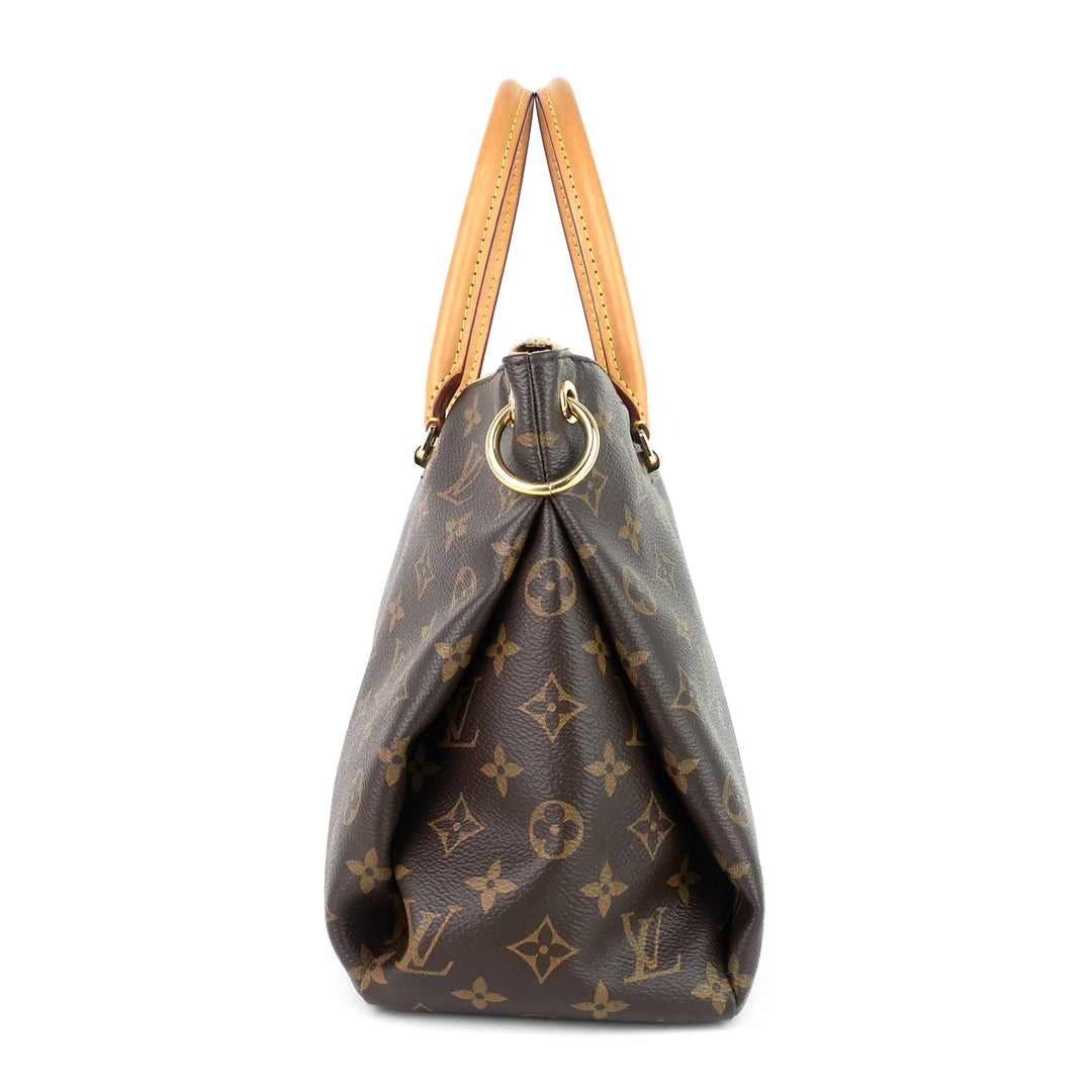 pallas monogram canvas shoulder bag