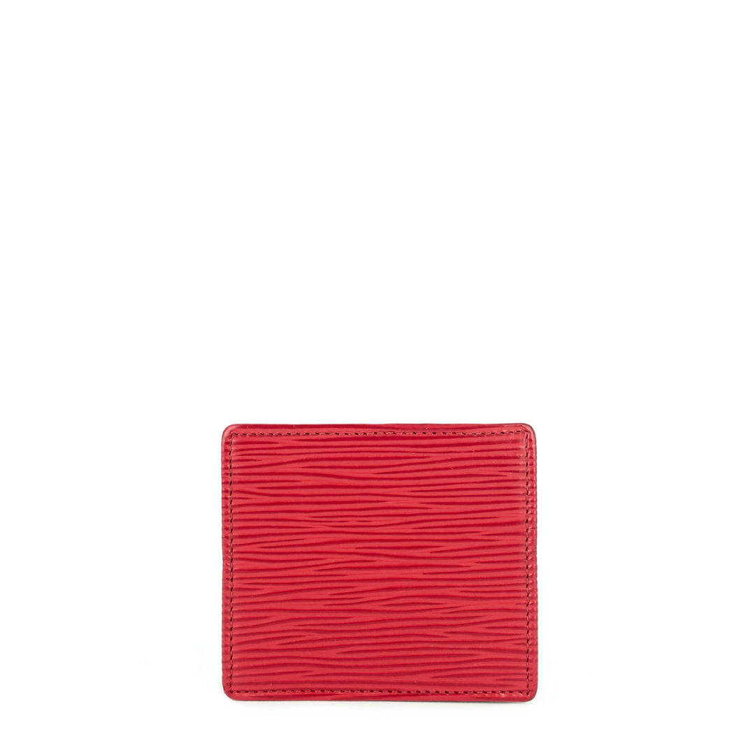 square epi leather coin pouch