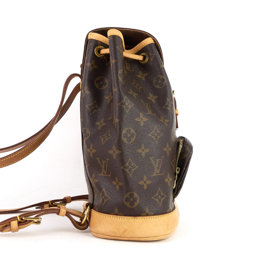 montsouris mm monogram canvas backpack bag