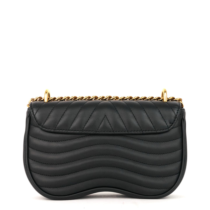 new wave chain pm calf leather bag