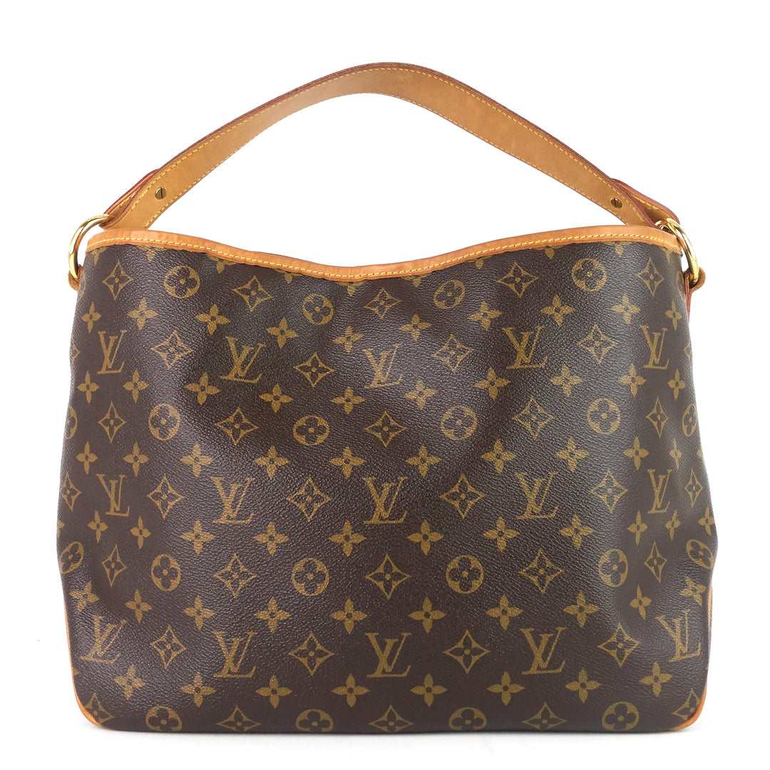 delightful mm monogram canvas bag