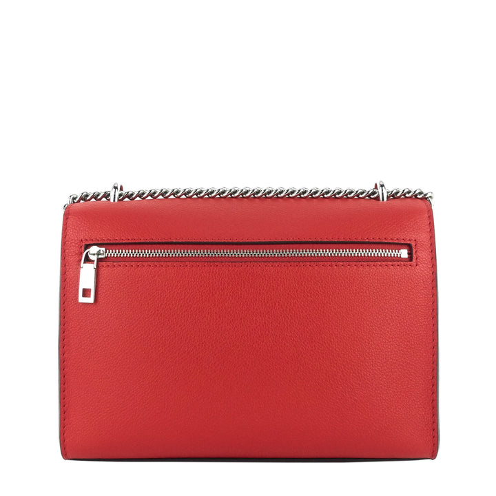 Mylockme Chain Calfskin Shoulder Bag