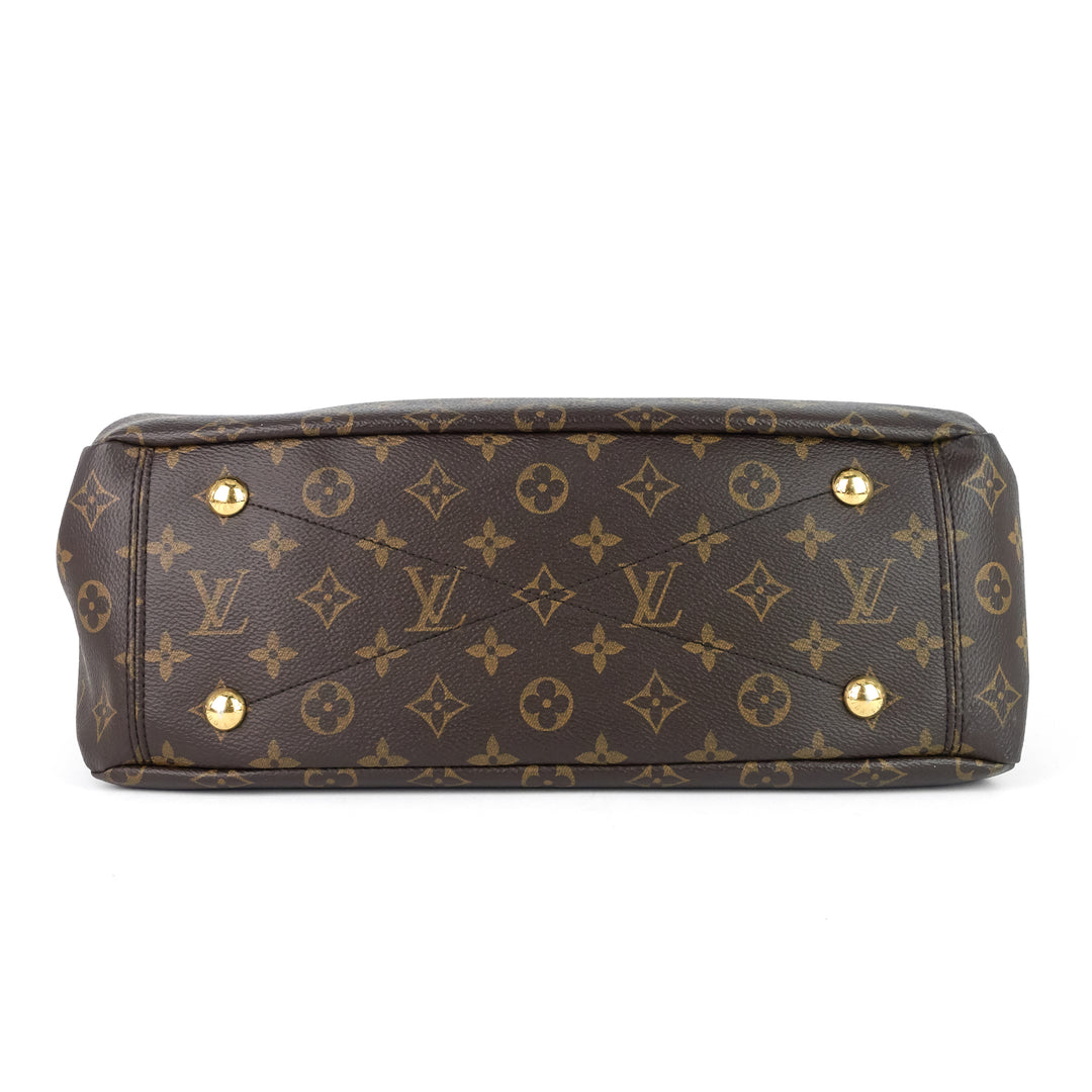 pallas monogram canvas shoulder bag