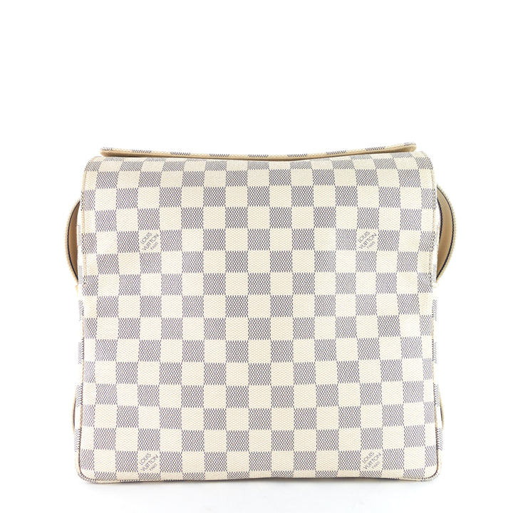 naviglio damier azur canvas messenger bag