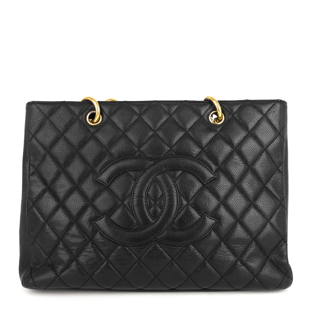 gst grand shopping tote caviar bag