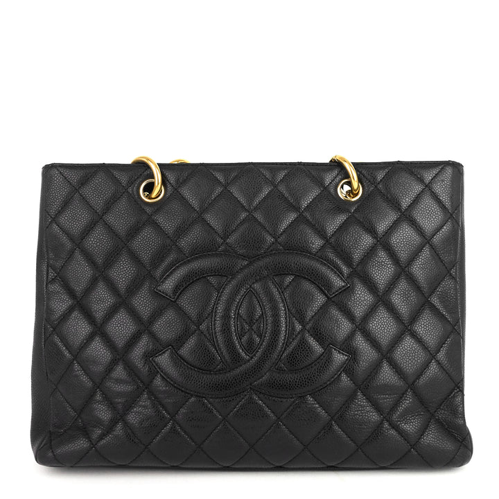 gst grand shopping tote caviar bag