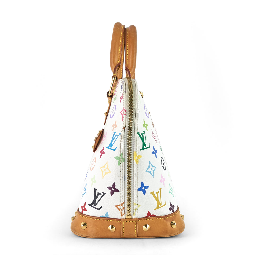 alma monogram multicolore canvas bag