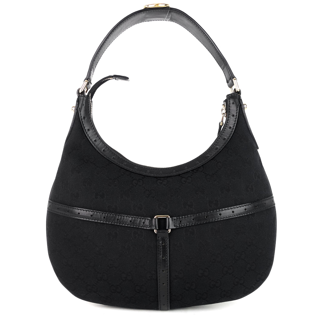 web reins gg canvas hobo bag
