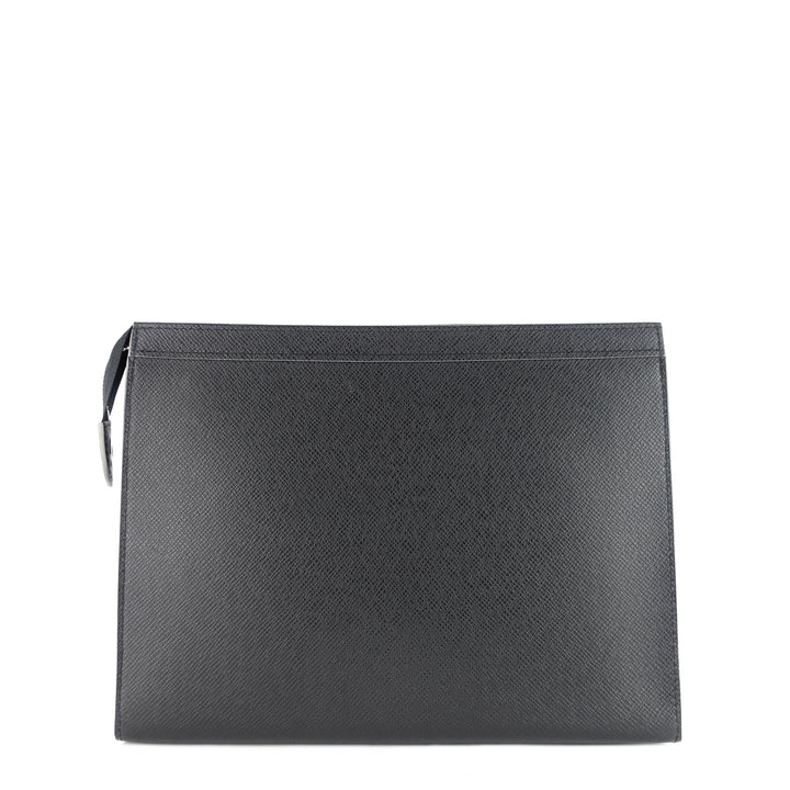 voyage mm taiga leather pochette bag