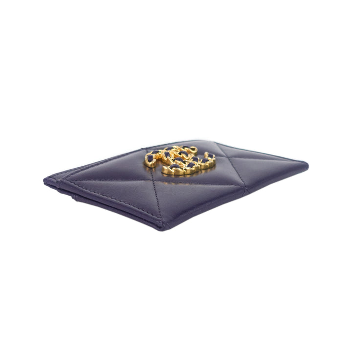 classic lambskin leather card holder