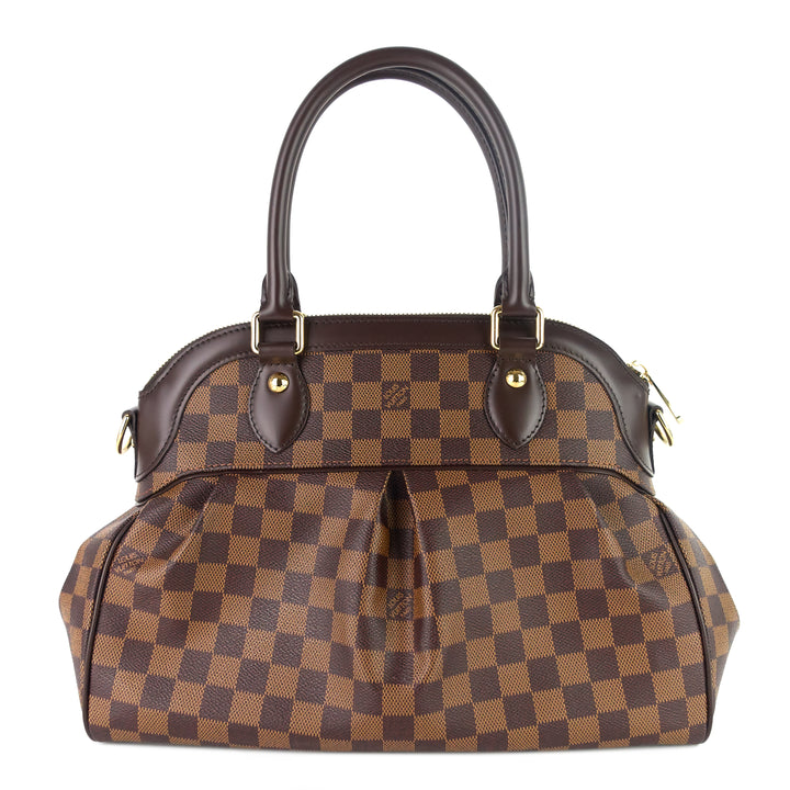 trevi pm damier ebene canvas bag