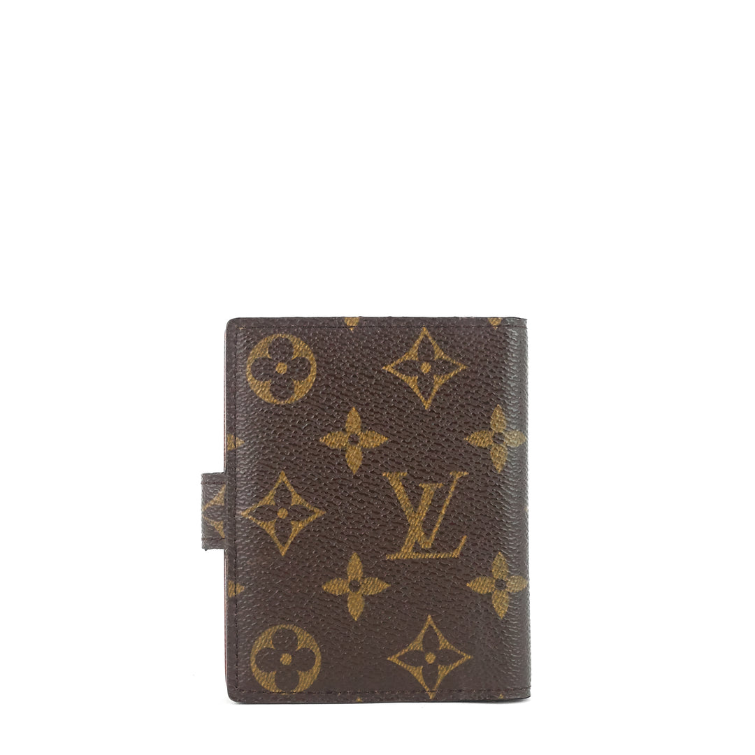 monogram canvas mini agenda cover