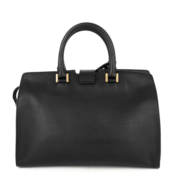 cabas small calfskin leather bag