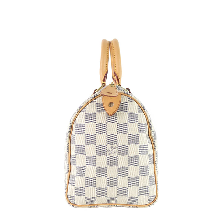 speedy 25 damier azur canvas bag