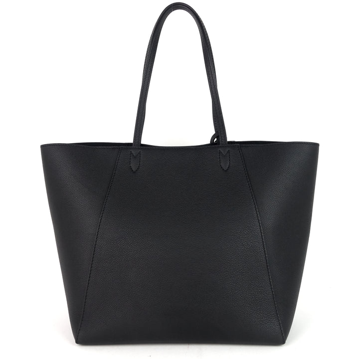 lockme cabas calf leather tote bag