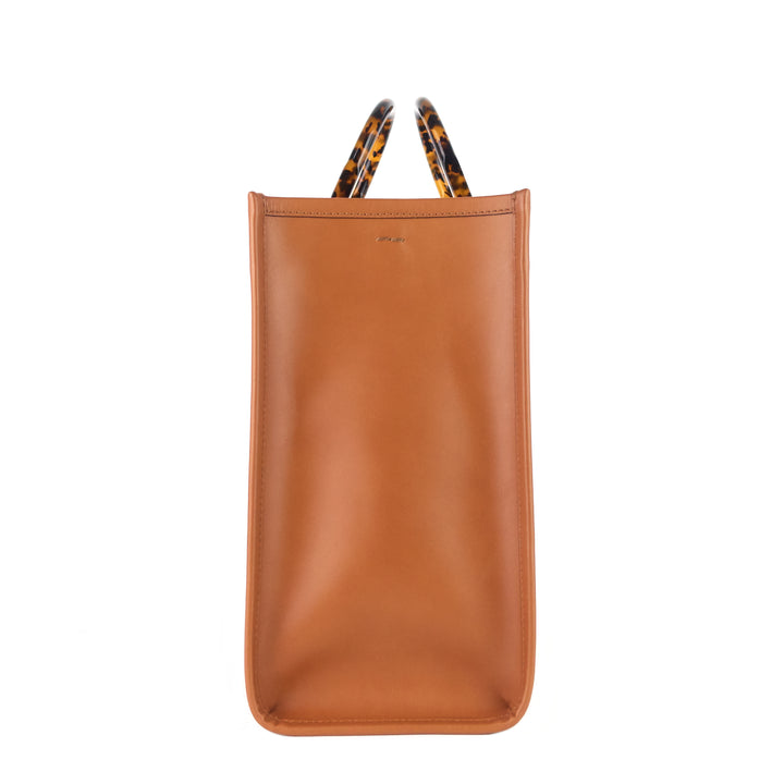 sunshine medium calfskin leather tote bag