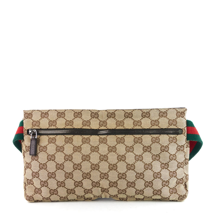 monogram canvas belt bag
