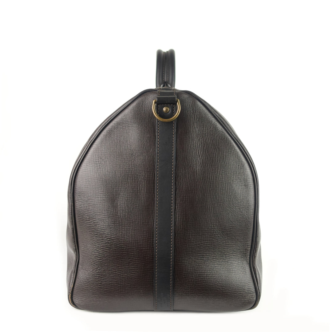 keepall bandoulière 55 utah leather bag