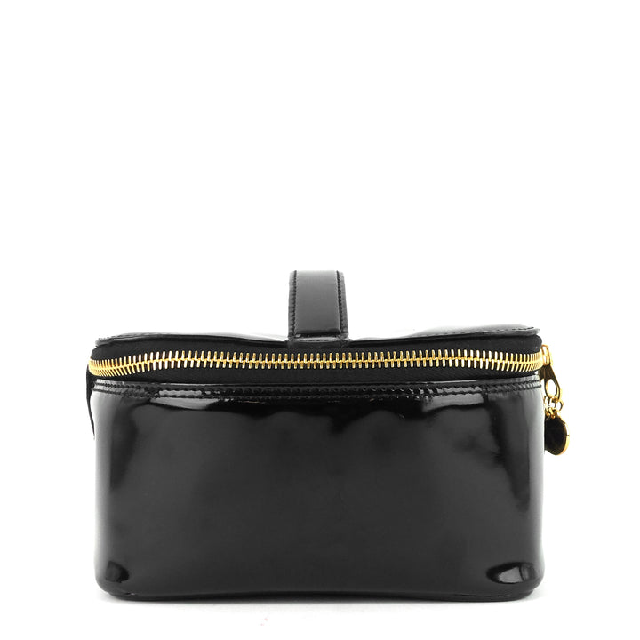 patent leather cc vanity case