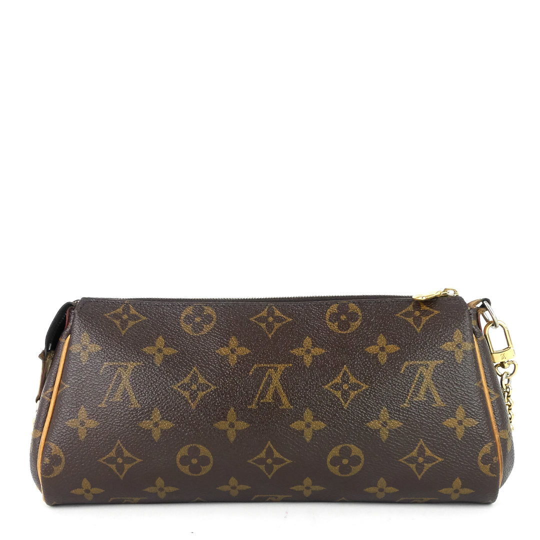 eva monogram canvas clutch bag