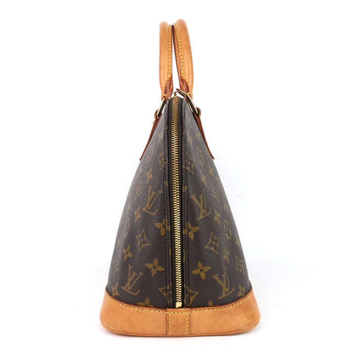 alma pm monogram canvas handbag