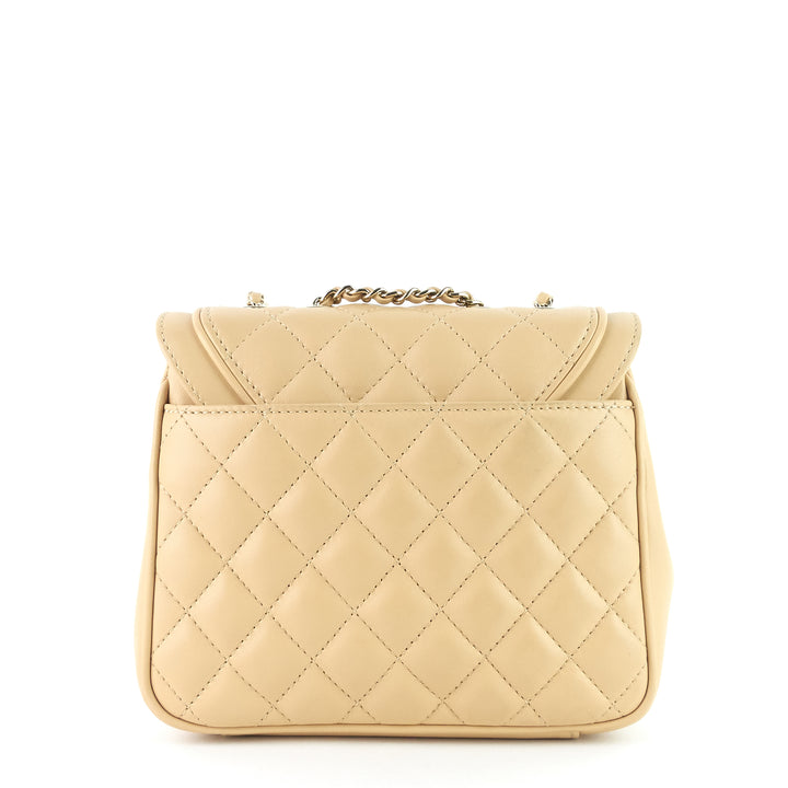 lovely day square lambskin flap bag