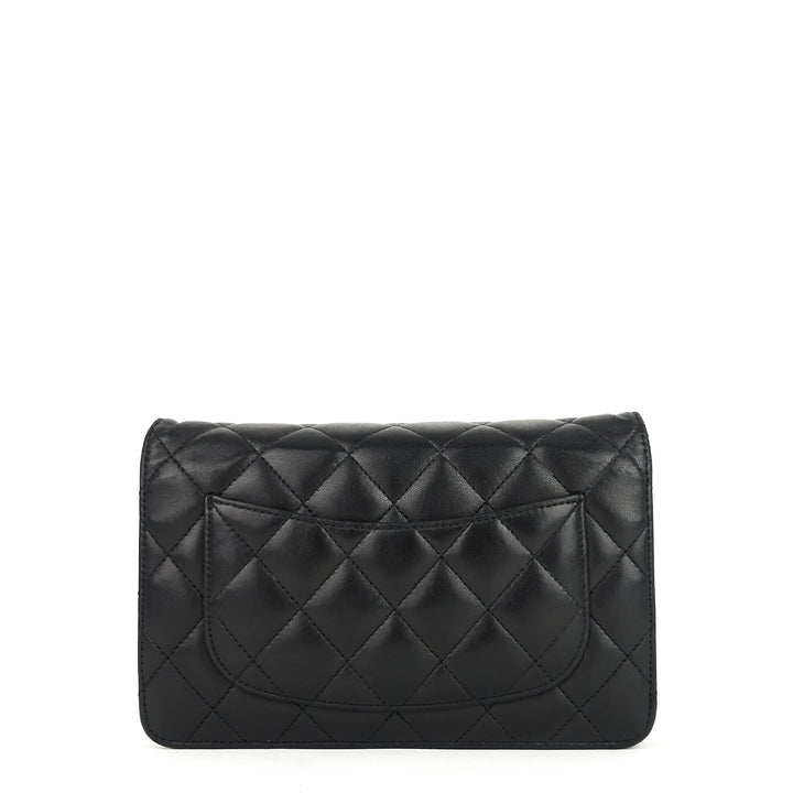 wallet on chain lambskin bag