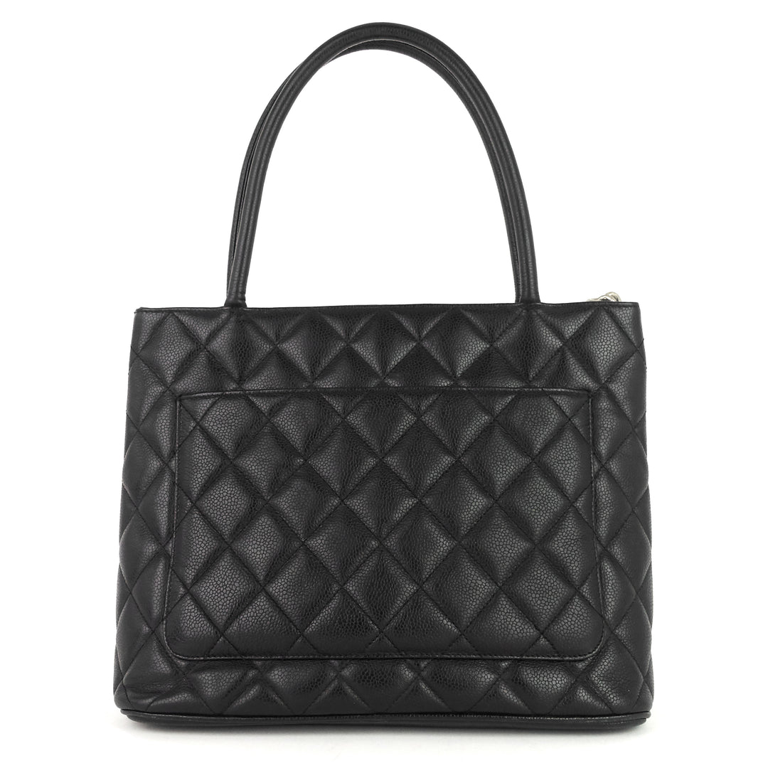 medallion caviar tote bag