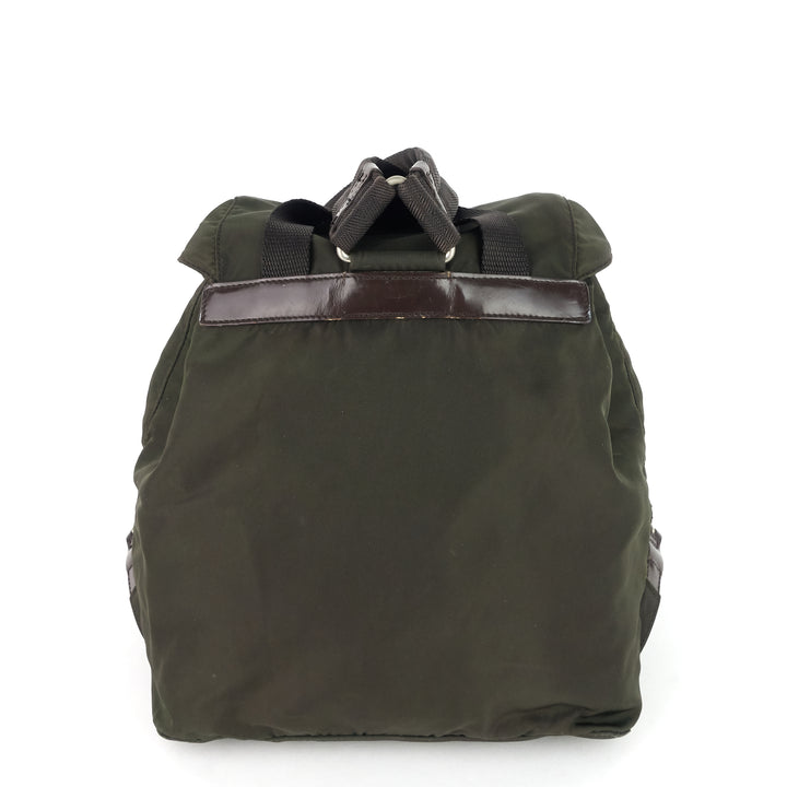 twin pocket tessuto nylon small backpack bag