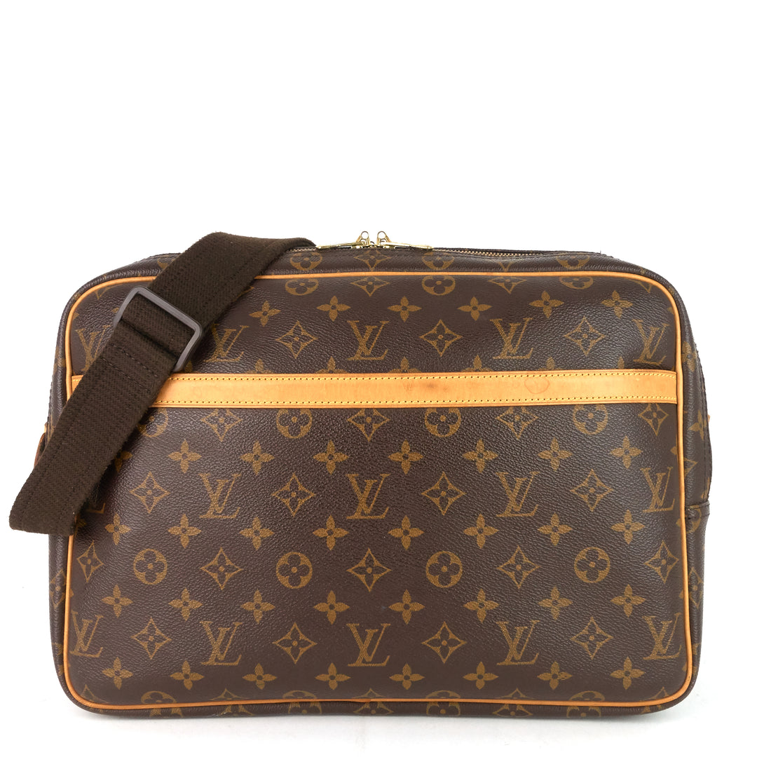 reporter gm monogram canvas bag