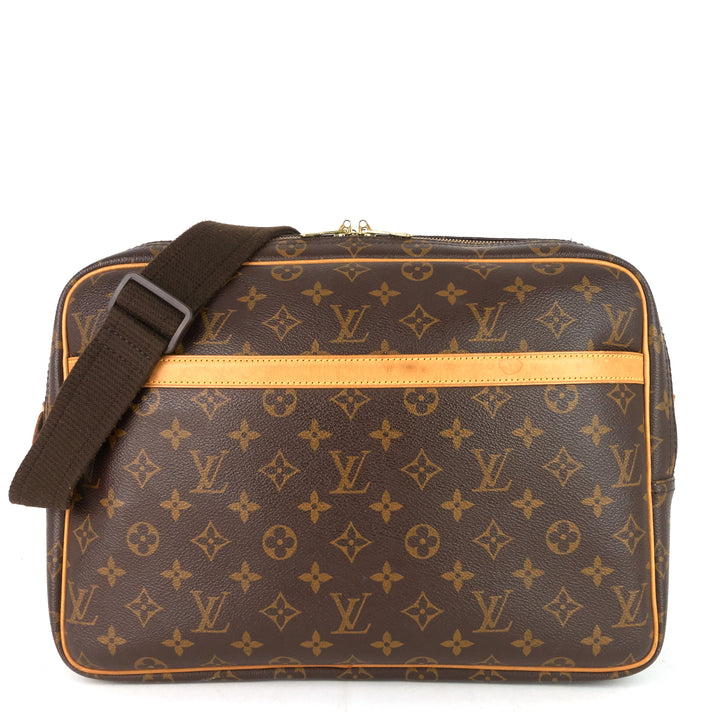 reporter gm monogram canvas bag