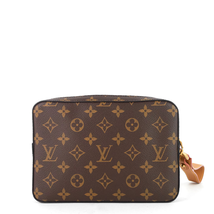 monogram canvas soft trunk pouch bag