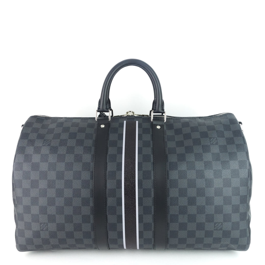 keepall 45 bandoulière my lv heritage damier graphite bag