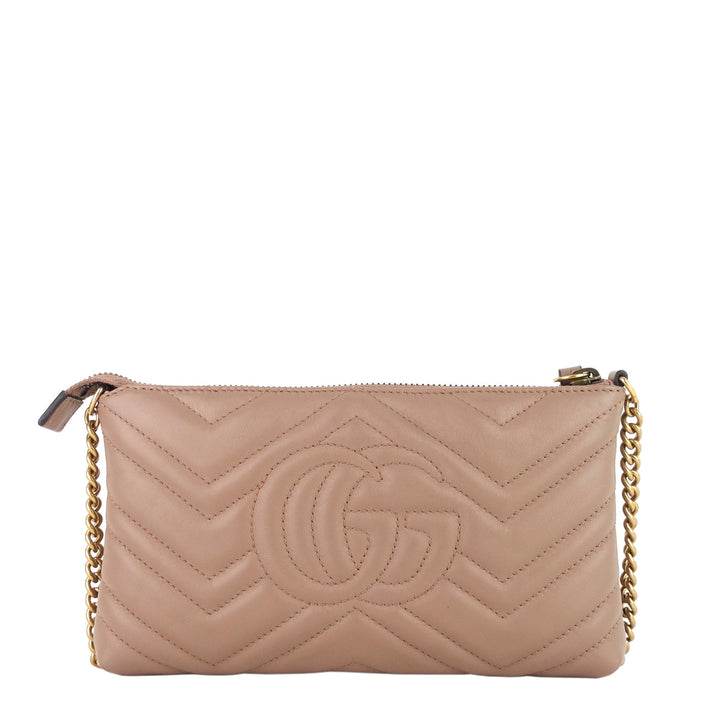 gg marmont mini calfskin leather bag