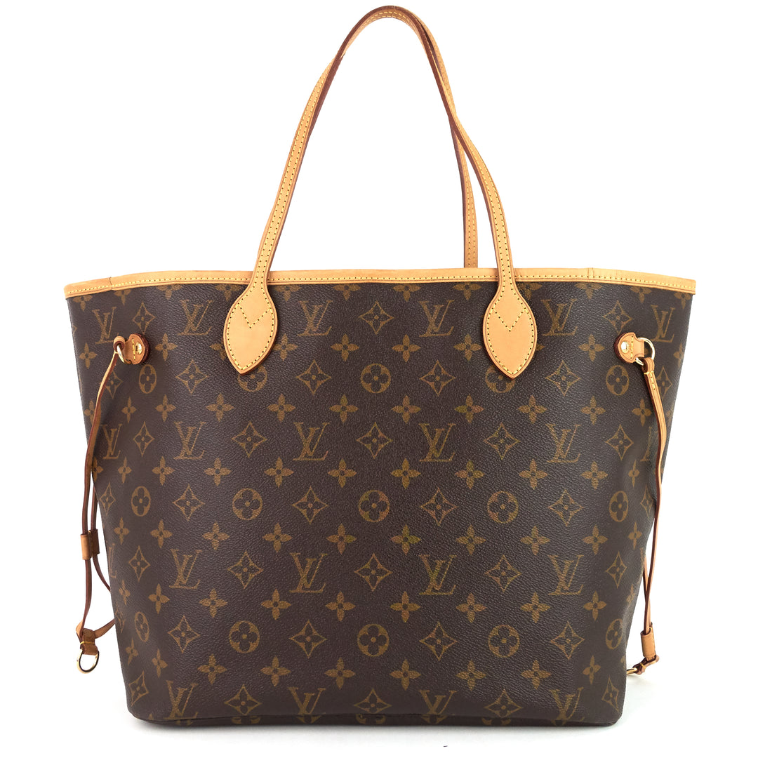 neverfull mm monogram canvas tote bag