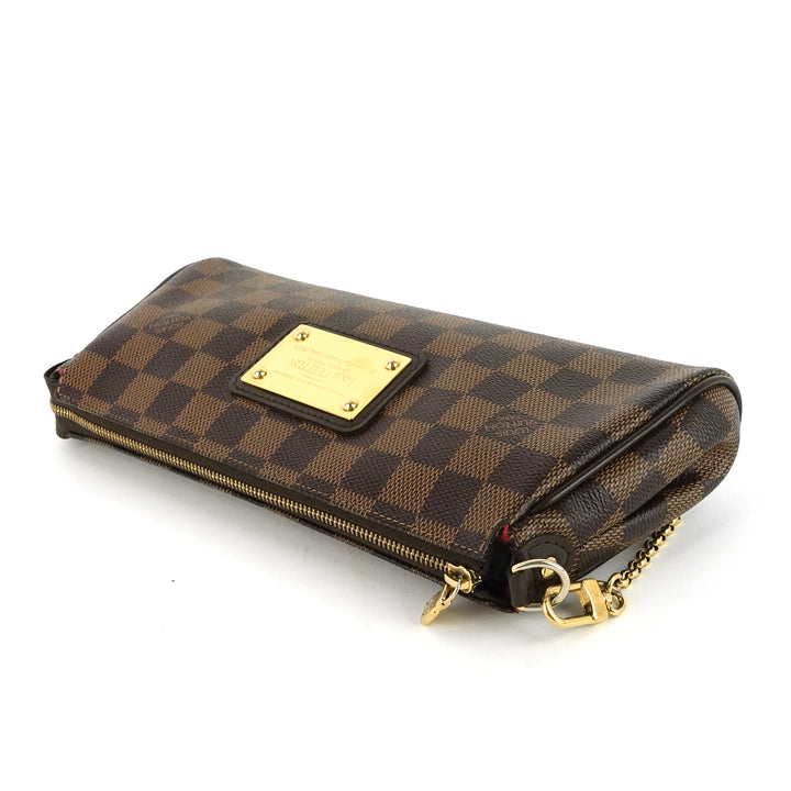 eva damier ebene canvas crossbody bag