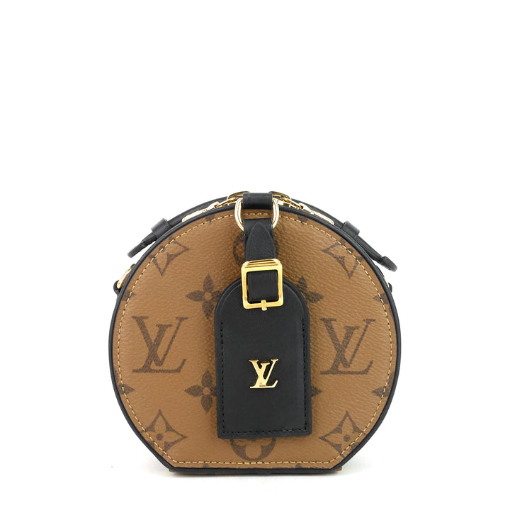 mini boîte chapeau monogram reverse canvas bag