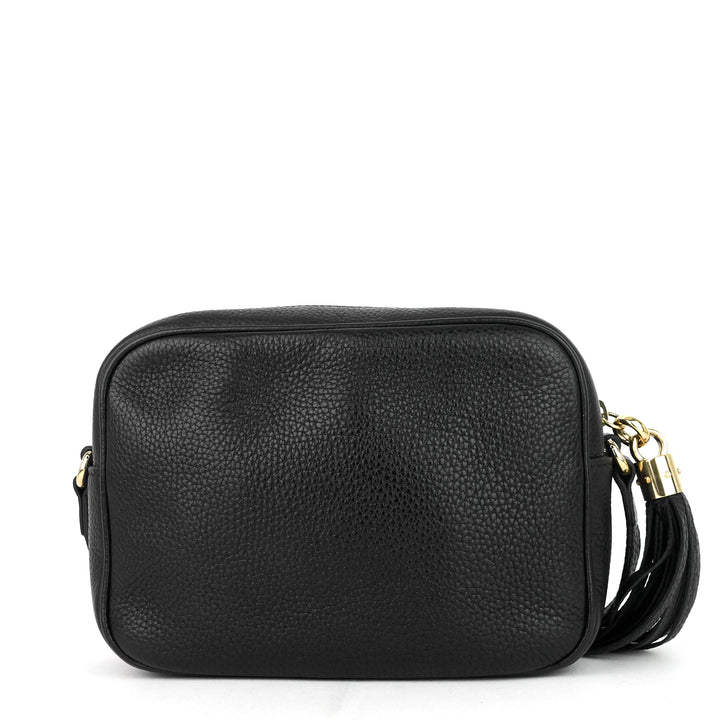 soho disco pebbled leather crossbody bag