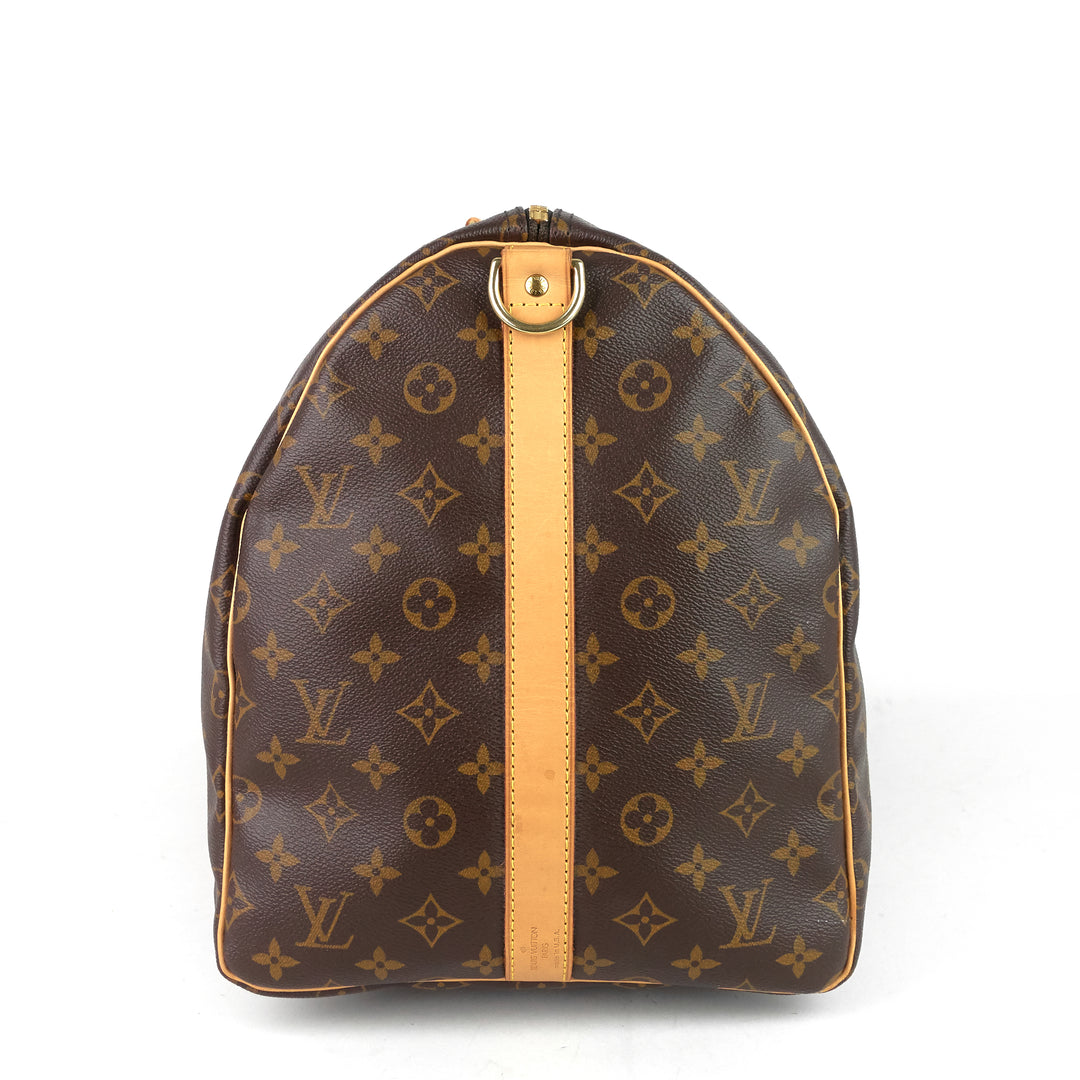keepall bandouliere 55 monogram canvas bag