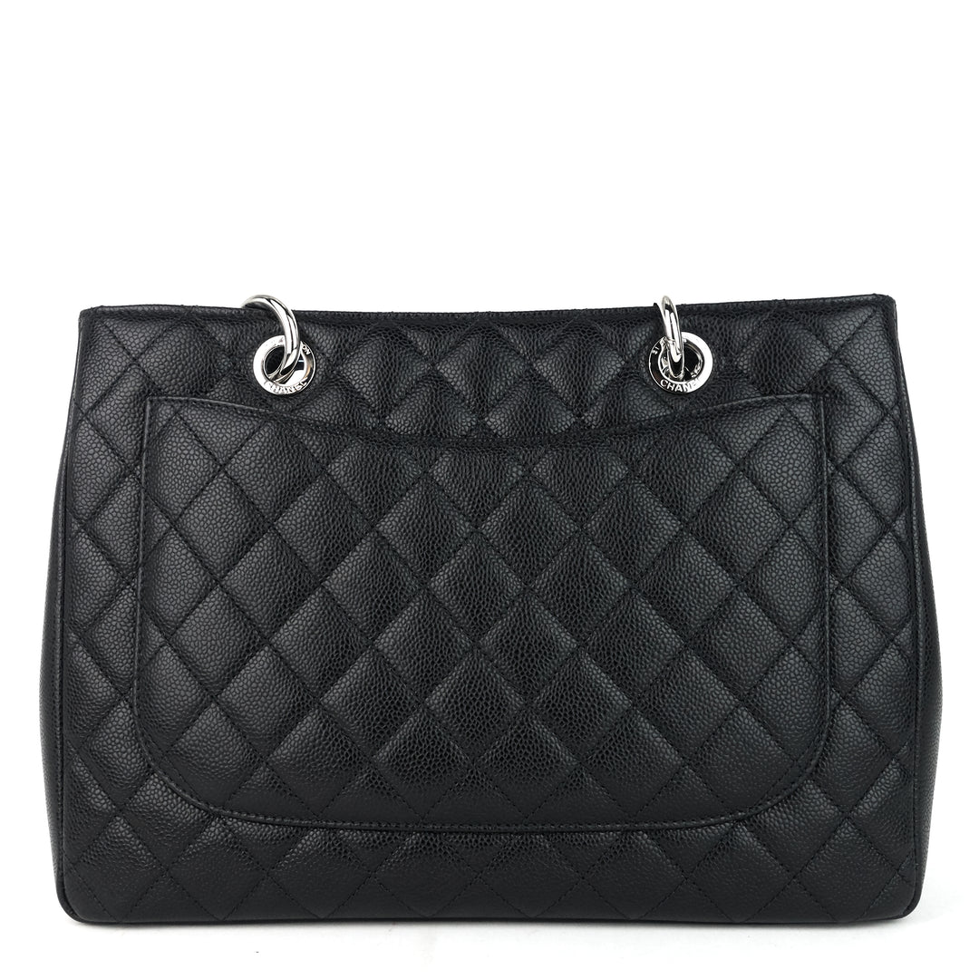 grand shopping tote gst caviar leather bag
