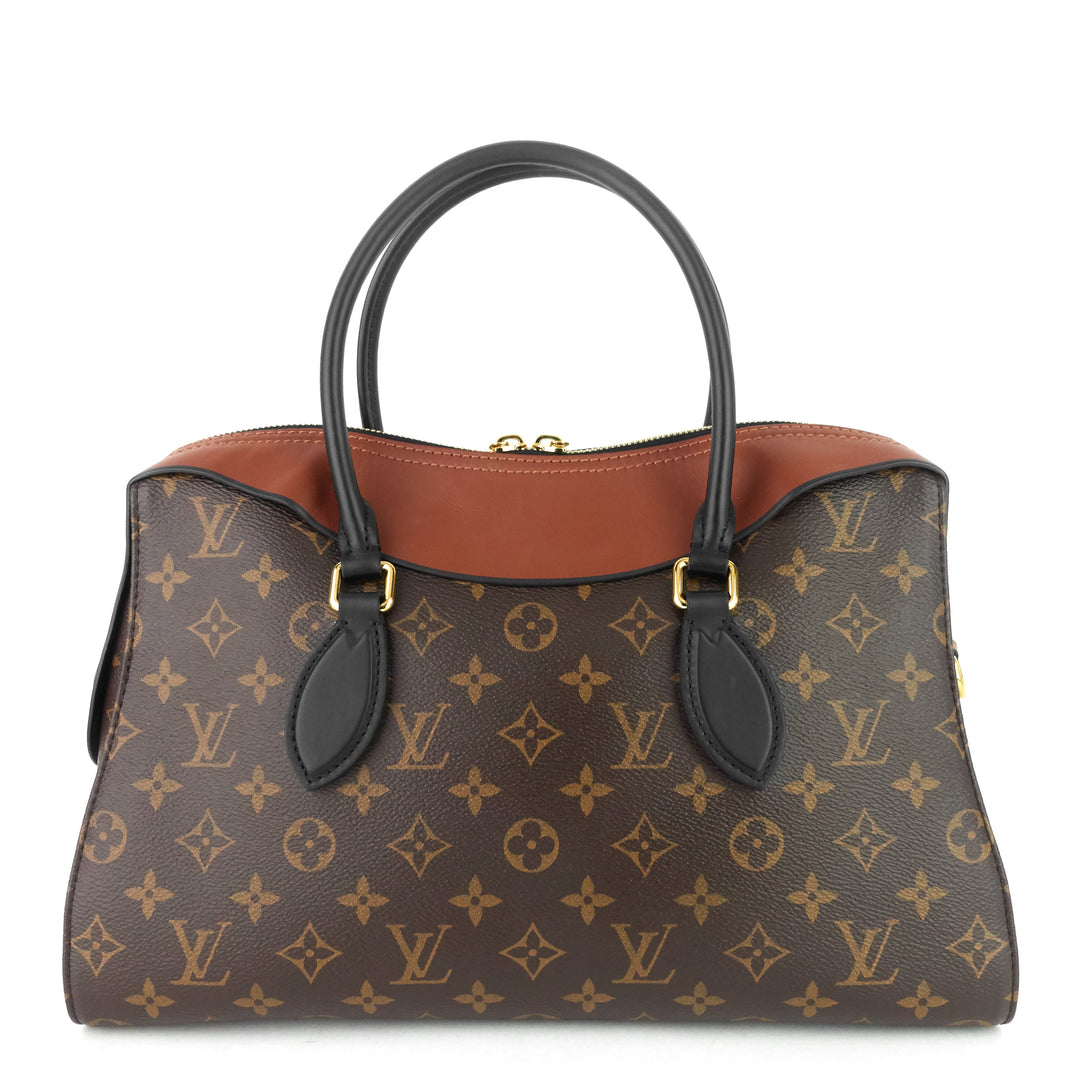 tuileries monogram canvas top handle tote bag