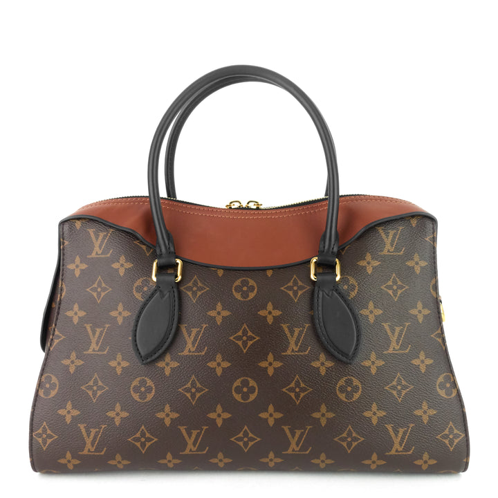 tuileries monogram canvas top handle tote bag