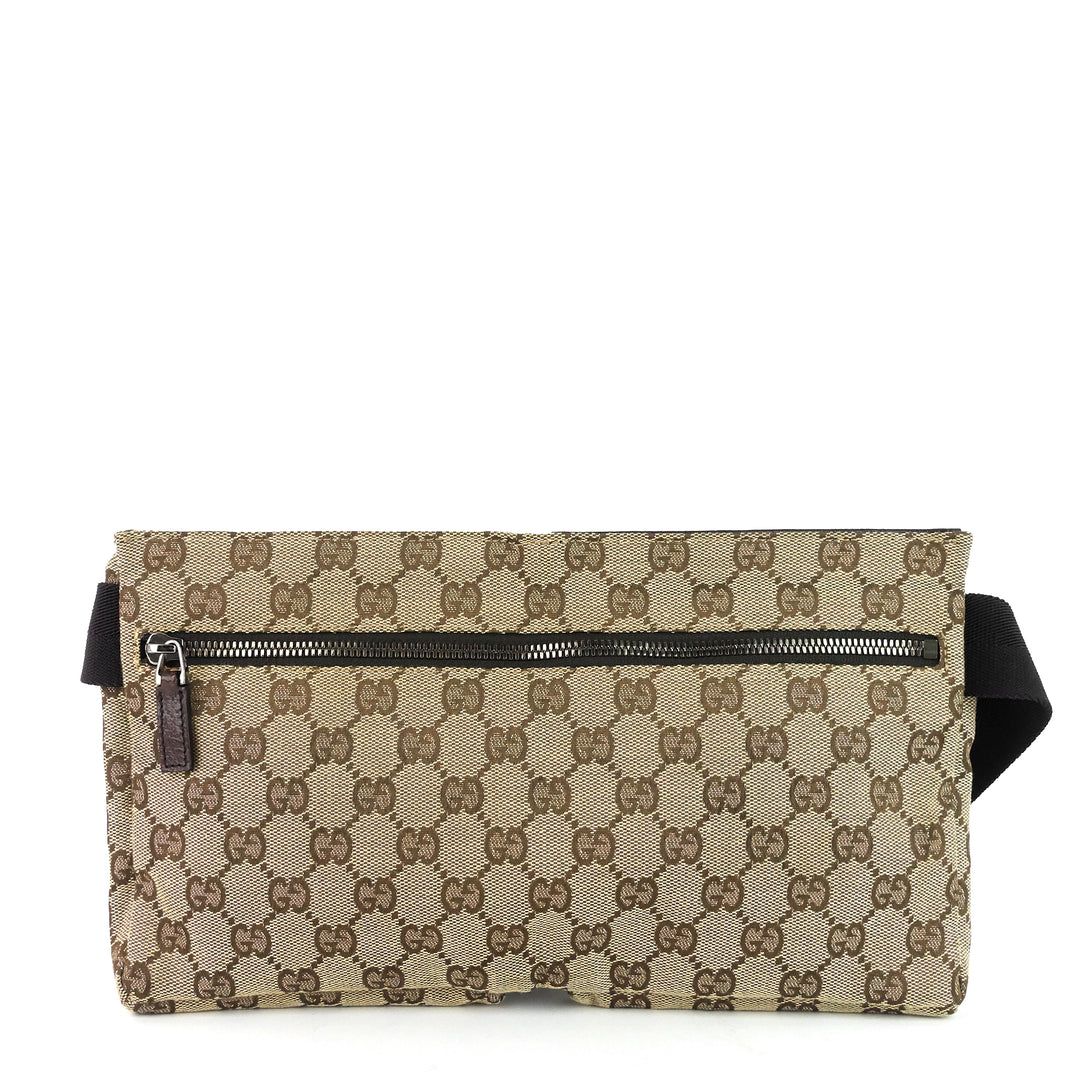 gg canvas waist belt bag
