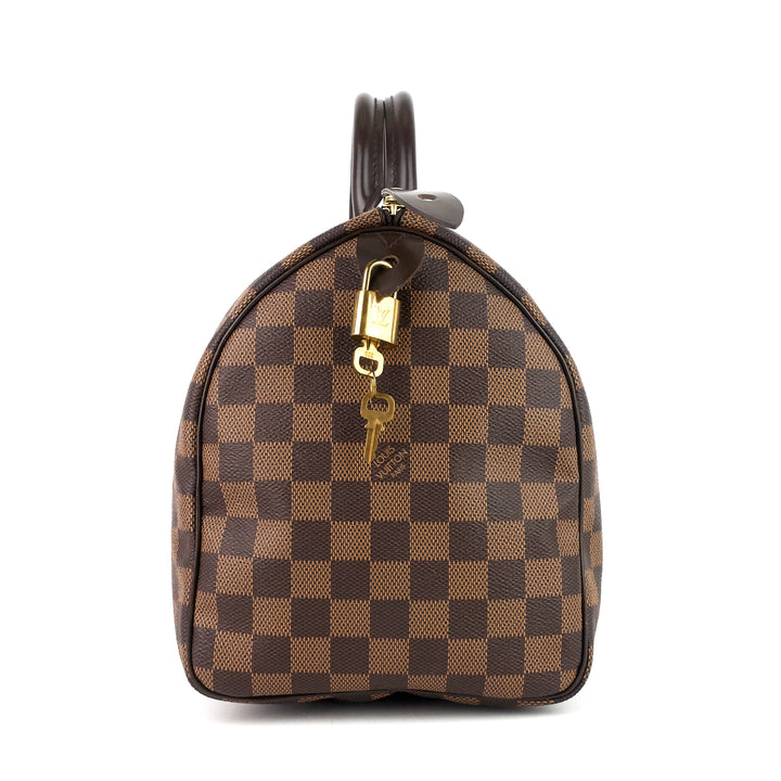 speedy 30 damier ebene canvas bag