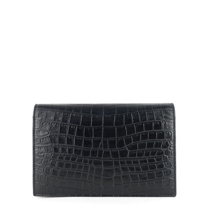 kate croc embossed calfskin bag